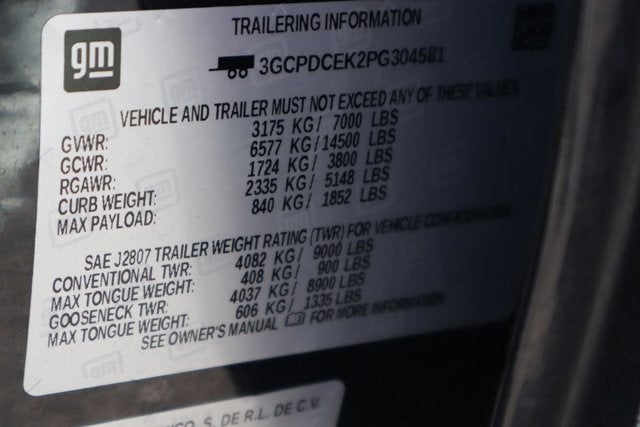 2023 Chevrolet Silverado 1500 Custom Trail Boss