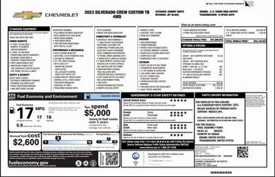 2023 Chevrolet Silverado 1500 Custom Trail Boss