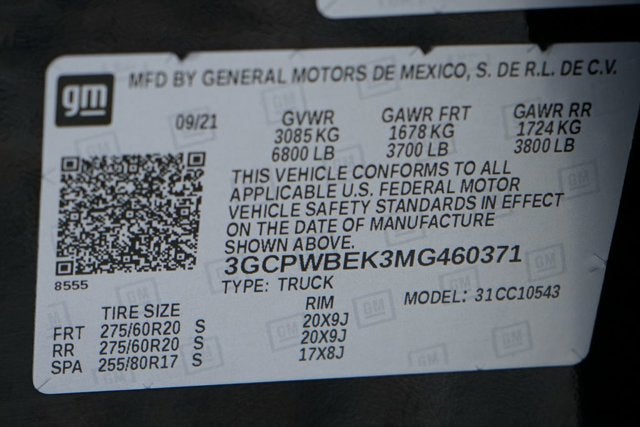 2021 Chevrolet Silverado 1500 Custom