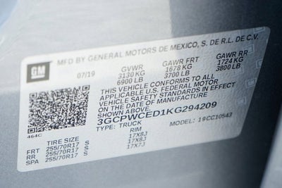 2019 Chevrolet Silverado 1500 LT