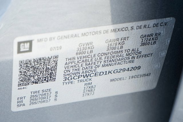 2019 Chevrolet Silverado 1500 LT