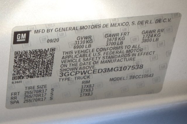 2021 Chevrolet Silverado 1500 LT
