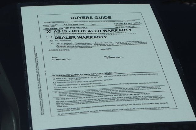 2019 Chevrolet Silverado 1500 LT