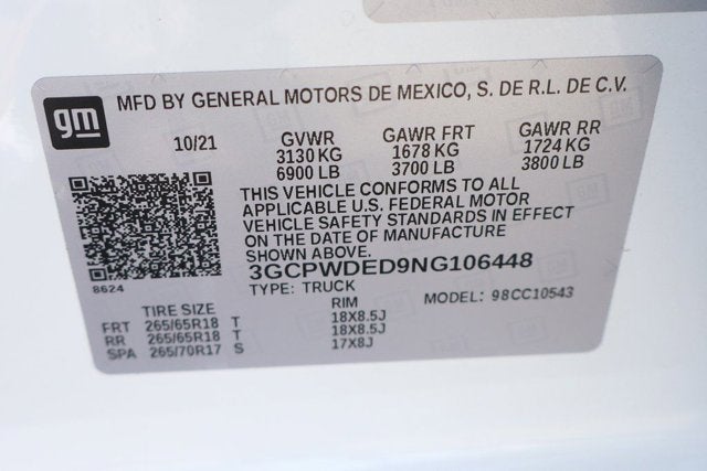 2022 Chevrolet Silverado 1500 LTD RST