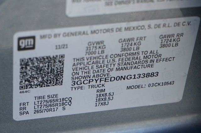 2022 Chevrolet Silverado 1500 LTD LT Trail Boss