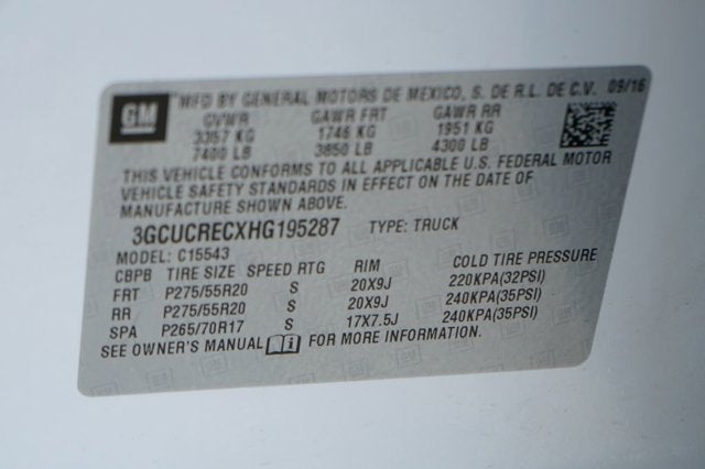 2017 Chevrolet Silverado 1500 LT