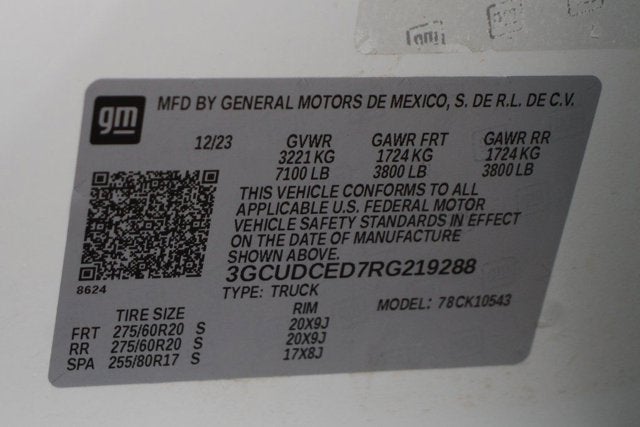 2024 Chevrolet Silverado 1500 Custom Trail Boss