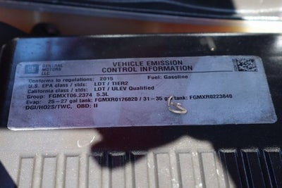 2015 Chevrolet Silverado 1500 LT