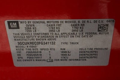 2015 Chevrolet Silverado 1500 LT