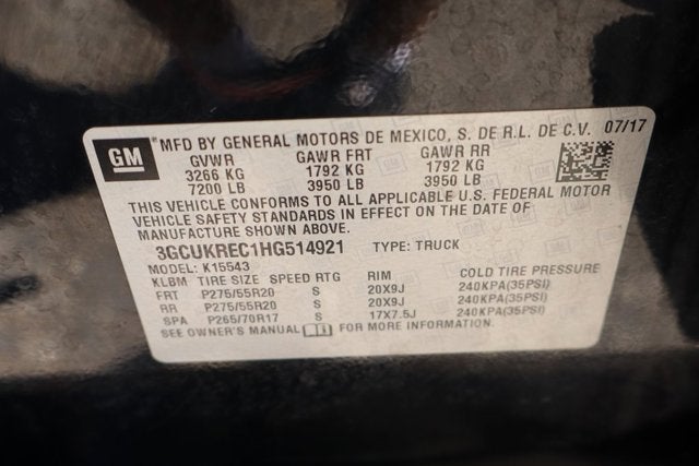 2017 Chevrolet Silverado 1500 LT