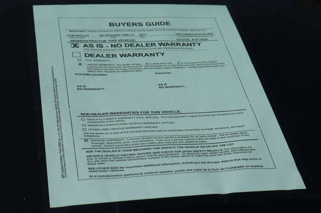 2017 Chevrolet Silverado 1500 LT