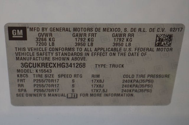 2017 Chevrolet Silverado 1500 LT