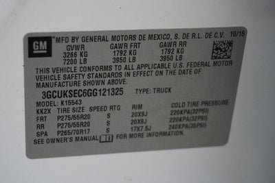 2016 Chevrolet Silverado 1500 LTZ