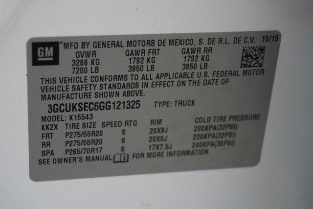 2016 Chevrolet Silverado 1500 LTZ