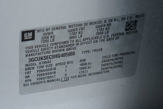 2017 Chevrolet Silverado 1500 LTZ