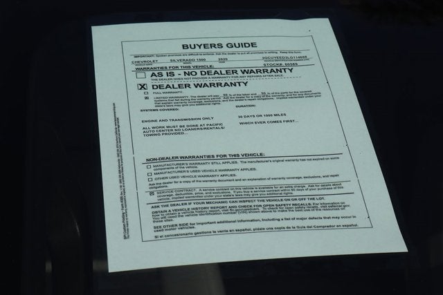 2020 Chevrolet Silverado 1500 RST