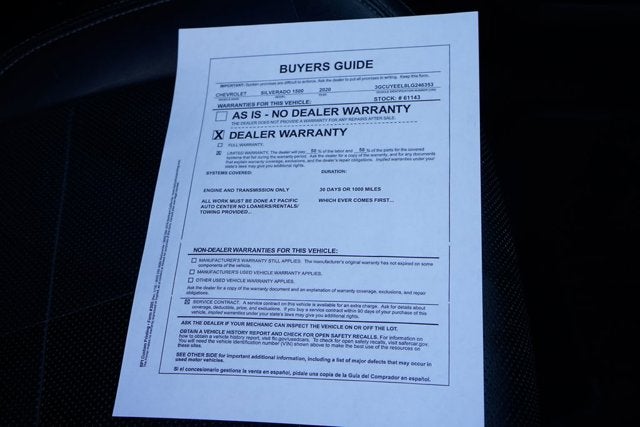 2020 Chevrolet Silverado 1500 RST