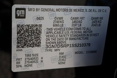 2025 Chevrolet Equinox EV RS