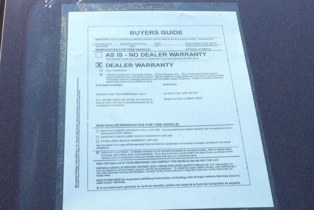 2025 Chevrolet Equinox EV RS