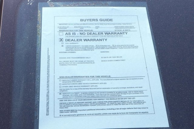 2025 Chevrolet Equinox EV RS