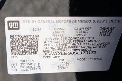 2025 Chevrolet Equinox RS