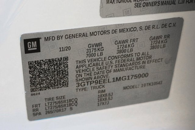 2021 GMC Sierra 1500 AT4