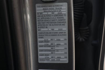 2020 GMC Sierra 1500 AT4