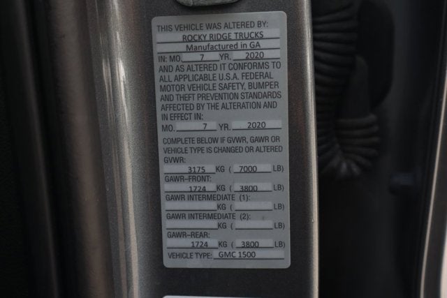 2020 GMC Sierra 1500 AT4