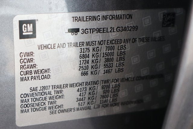 2020 GMC Sierra 1500 AT4