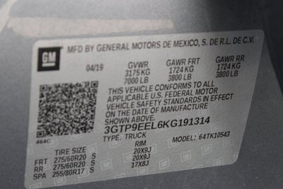 2019 GMC Sierra 1500 AT4