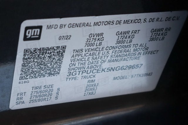 2022 GMC Sierra 1500 Elevation