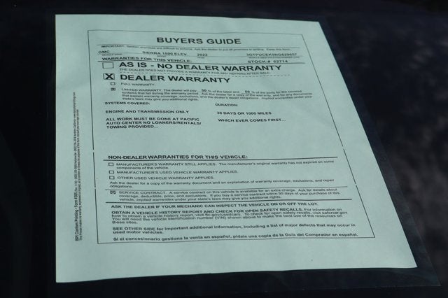 2022 GMC Sierra 1500 Elevation