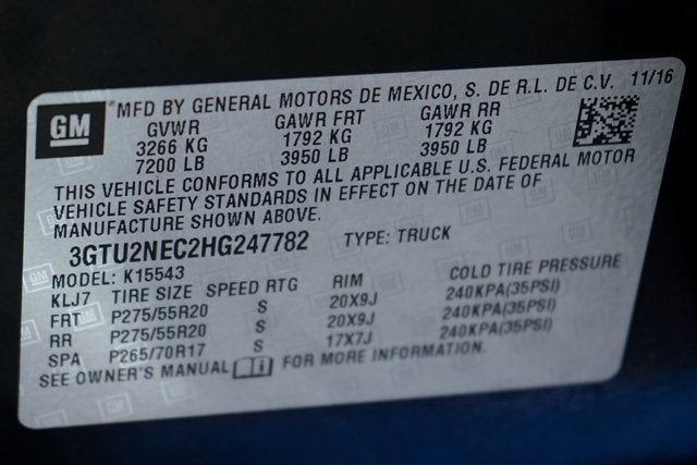 2017 GMC Sierra 1500 SLT