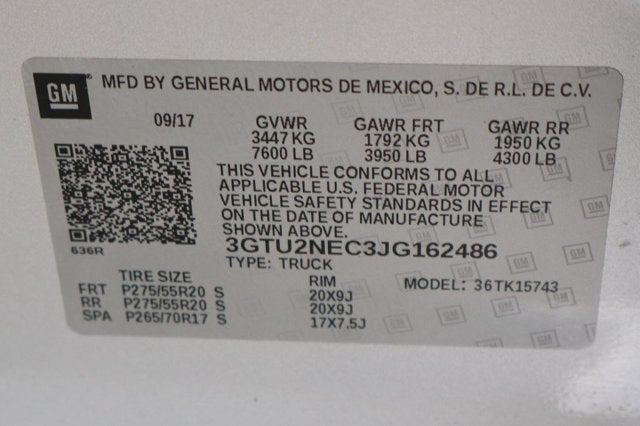 2018 GMC Sierra 1500 SLT