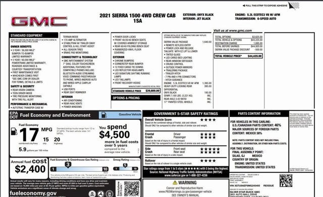 2021 GMC Sierra 1500 Base