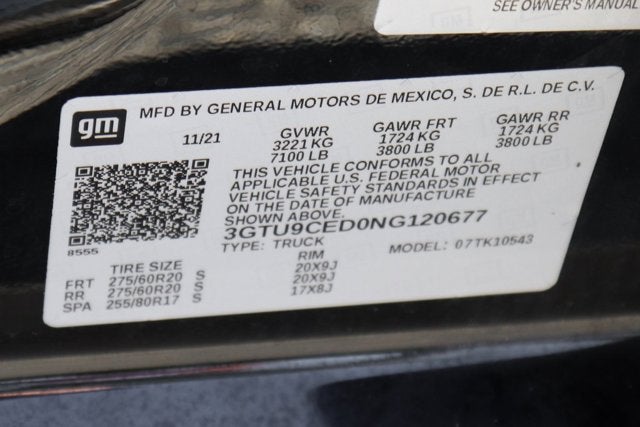 2022 GMC Sierra 1500 Limited Elevation