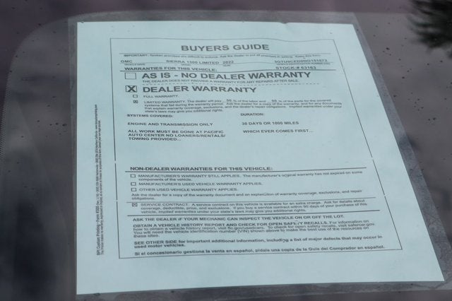 2022 GMC Sierra 1500 Limited Elevation