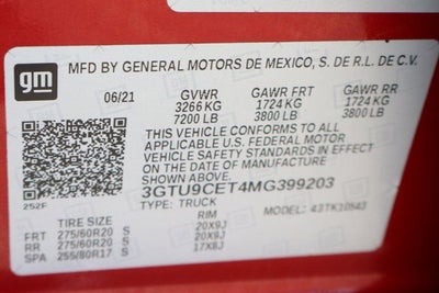 2021 GMC Sierra 1500 Elevation