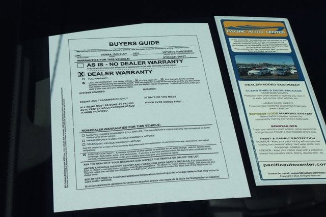 2021 GMC Sierra 1500 Elevation