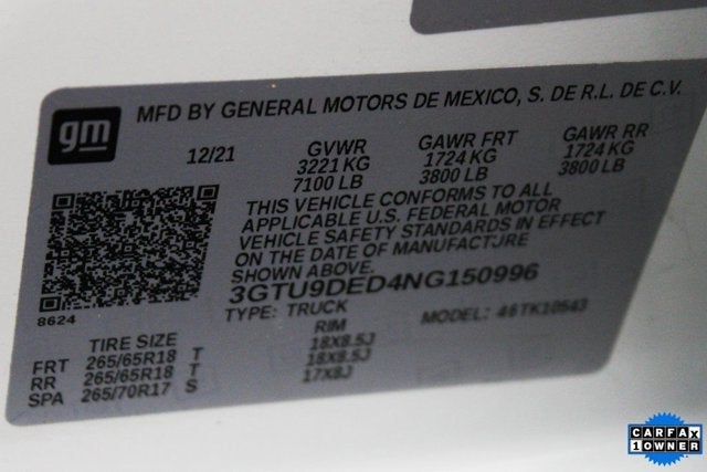 2022 GMC Sierra 1500 Limited SLT