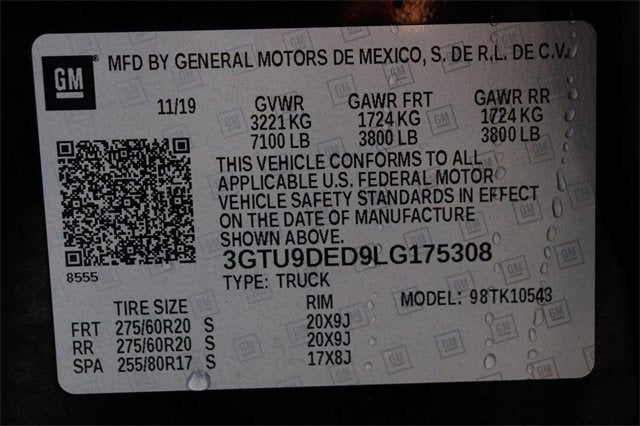 2020 GMC Sierra 1500 SLT