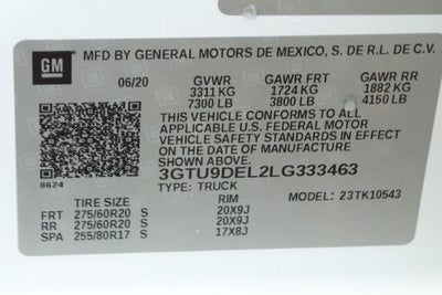2020 GMC Sierra 1500 SLT