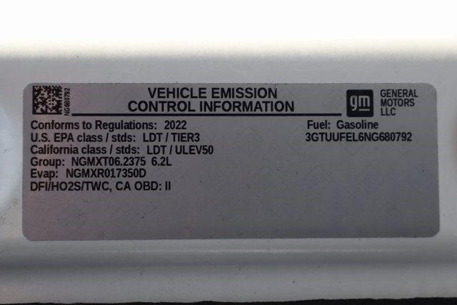 2022 GMC Sierra 1500 AT4X