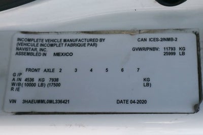 2021 International MV607 Base