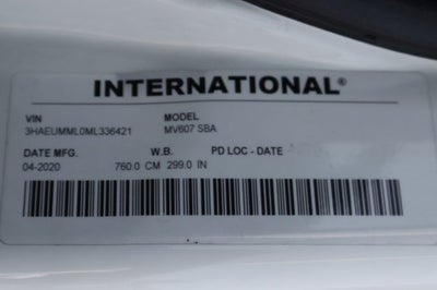 2021 International MV607 Base