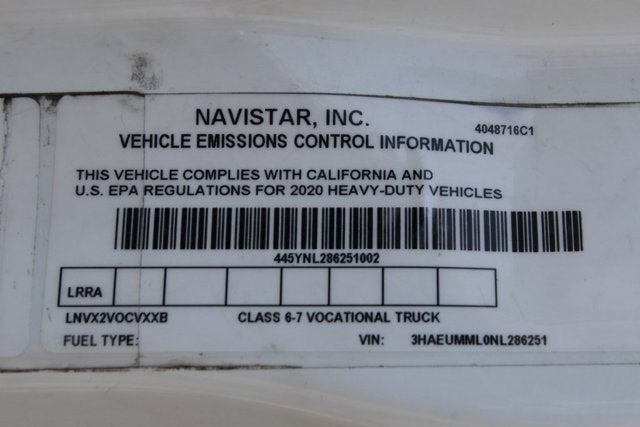 2022 International MV607 Base