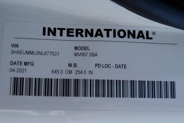 2022 International MV607 Base