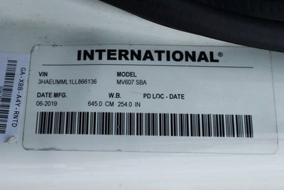 2020 International MV607 Base