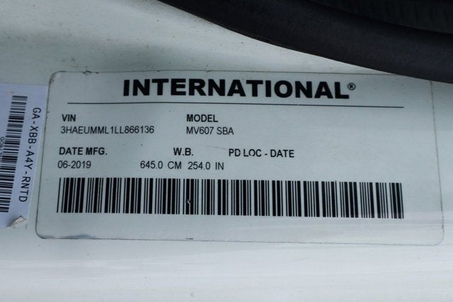 2020 International MV607 Base