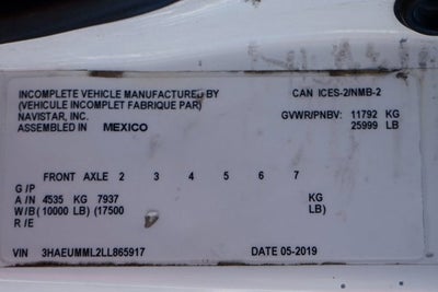 2020 International MV 607